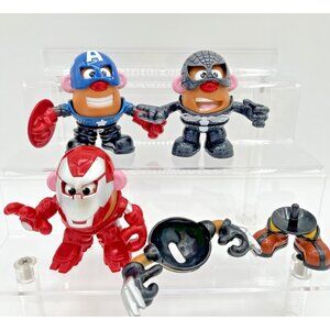 Mr. Potato Head Mini Hasbro Iron Man Captian America Marvel Super Heroes mix lot